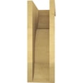 thumbnail image 4 of 8"W x 16"D x 24"H Classic Bryant Rough Cedar Woodgrain TimberThane Corbel, Primed Tan, 4 of 6