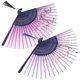 thumbnail image 2 of 2 abanicos plegables de estilo chino para bailar, para fiestas y festivales, decorativos., 2 of 5