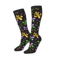 thumbnail image 3 of Salouo Mardi Gras Carnival4 Print Women's Men's Ankle Socks 1-pack Casual Athletic Socks for Unisex Adult Moisture-Wicking Socks for Daily Wear/Running/Sport, 3 of 8