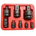 TUMALL Metal Sockets Wrench Adapter Set Heavy Duty with Storage Case