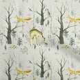thumbnail image 1 of oneOone Polyester Spandex Yellow Fabric Deer Sewing Craft Projects Fabric Prints By Yard 56 Inch Wide, 1 of 5