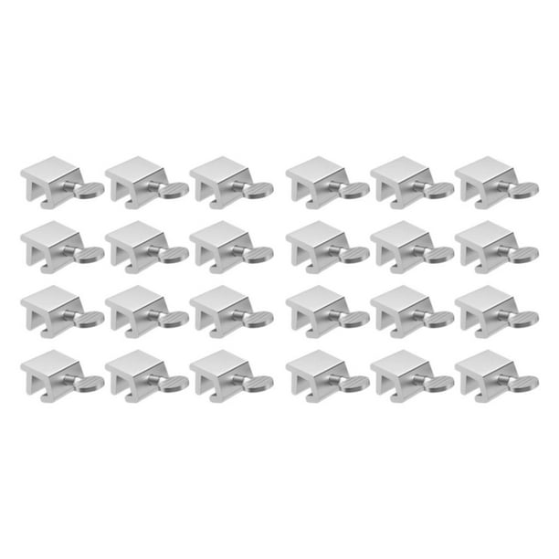 Riwesomey 12 unids/set de cerraduras para puertas corredizas a prueba de niños, cerraduras de acero inoxidable fáciles de instalar para Type1 NO1