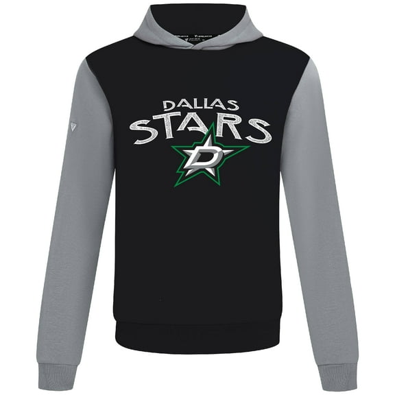 Men's Levelwear Black/Gray Dallas Stars Ultimate Mission Pullover Hoodie