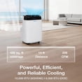 thumbnail image 2 of Mohavair 10,000 BTU Portable Air Conditioner with 5-in-1 WiFi Smart AC Unit 450 Sq.Ft Auto-Evaporating Cooling Dehumidifier Fan 24H Timer Sleep Mode Remote Control for Living Room Bedroom, 2 of 11