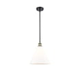 thumbnail image 3 of 516-1S-BK-GBC-122 Innovations Lighting Berkshire - 1 Light Mini Pendant In Industrial Style-12.75 Inches Tall and 12 Inches Wide-Matte Black, 3 of 7