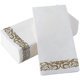 thumbnail image 1 of Paquete de 50 servilletas de papel navideñas para cócteles, fiestas, bodas y despedidas de soltera, blancas (40 x 30 cm), 1 of 5