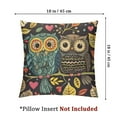thumbnail image 4 of Owl Throw Pillow Cover Couch Pillow Case Square Outdoor Pillow Sofa Bed Lumbar Pillowcase Decorative, 4 of 7