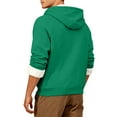 thumbnail image 4 of GrmtClth Mens Sherpa Lined Hoodie Thick Winter Fleece Lined Full-Zip Hooded Sweatshirt Casual Thermal Long Sleeve Jacket Coats Green M, 4 of 8