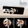 thumbnail image 4 of TECH CIRCLE For iPhone 15 Pro Case with Stand,360 Rotatable Shiny Ring Holder Kickstand Soft TPU Girls Women Case Shockproof Protective Phone Case for Apple iPhone 15 Pro 6.1" 2023,Cat, 4 of 6