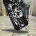 thumbnail image 2 of DALUX V Kickstand Holster Hybrid Phone Case Cover Compatible with TCL 30 V 5G (2022) - Night Skull Rose, 2 of 2