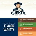 thumbnail image 2 of Quaker Instant Oatmeal, 4 Flavor Variety Pack, Individual Packets, 48 Count, 2 of 2