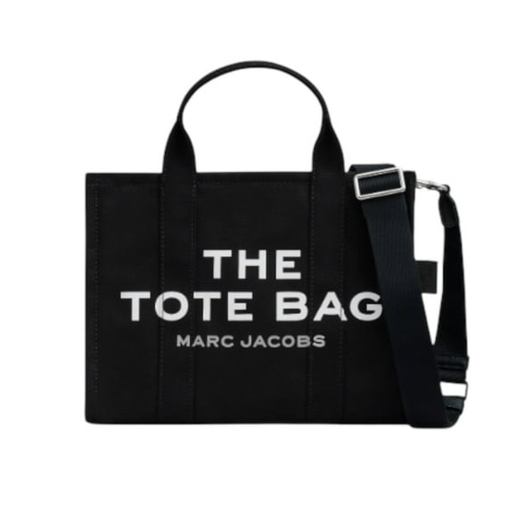 The Tote Bag Marc Jacobs Canvas Black Medium