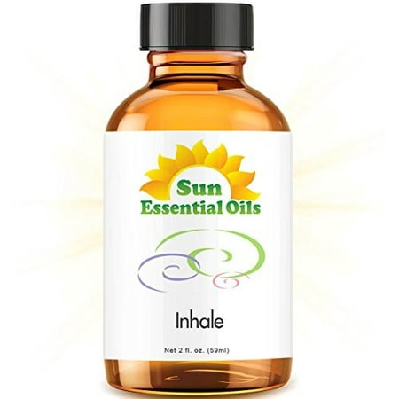 Inhale Blend 2 fl oz Best Essential Oil 2 ounces 59ml Peppermint, Eucalyptus, Lemon, Tea Tree,
