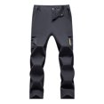 thumbnail image 4 of HNMKIU Hiking Pants Women Plus Size Summer Thin Stretch Breathable Trekking Outdoor Casual Comfortable Grey,XXXL, 4 of 6