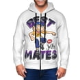 thumbnail image 6 of Lsque Sml Jeffy for Mens Full-zip Hoodie, Zip-up Pullover Hooded Sweatshirt, Kangaroo Pocket Hoodie Ideal for Daily Wear, Travel, and Home-3X-Large, 6 of 8