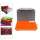 thumbnail image 5 of Estuche organizador portátil para aparejos de pesca con divisores extraíbles para señuelos, cebos, anzuelos y aparejos de agua salada y dulce. naranja, 5 of 9