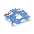 thumbnail image 5 of Cute Snowman Hand Painted Style Throw Pillow Covers Pillowcases 18 x 18 Inch Home Decor 2 Packs for Bedroom Sofa, 5 of 6