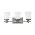 thumbnail image 3 of Millennium Lighting 20" 3-light Metal Vanity Light in Satin Nickel, 3 of 3