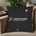 thumbnail image 5 of Set of 2 18x18in Throw Pillow Covers - Minimalist Black with Pink Star Butterfly Design & Dotted Line - Perfect for Couch Bed Car, 5 of 8