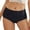 Black, variant on Women's Sports Yoga Breathable Solid Stitching Seamless High Waist Underwear Beige S