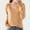 Khaki#4, variant on Fesfesfes Women's Comfy Blouses Solid Color Long Sleeved V-Neck Knit Sweater with Ribbed Neckline Cuffs Fall Winter Warmkeeping Tops(Coffee#3,S)