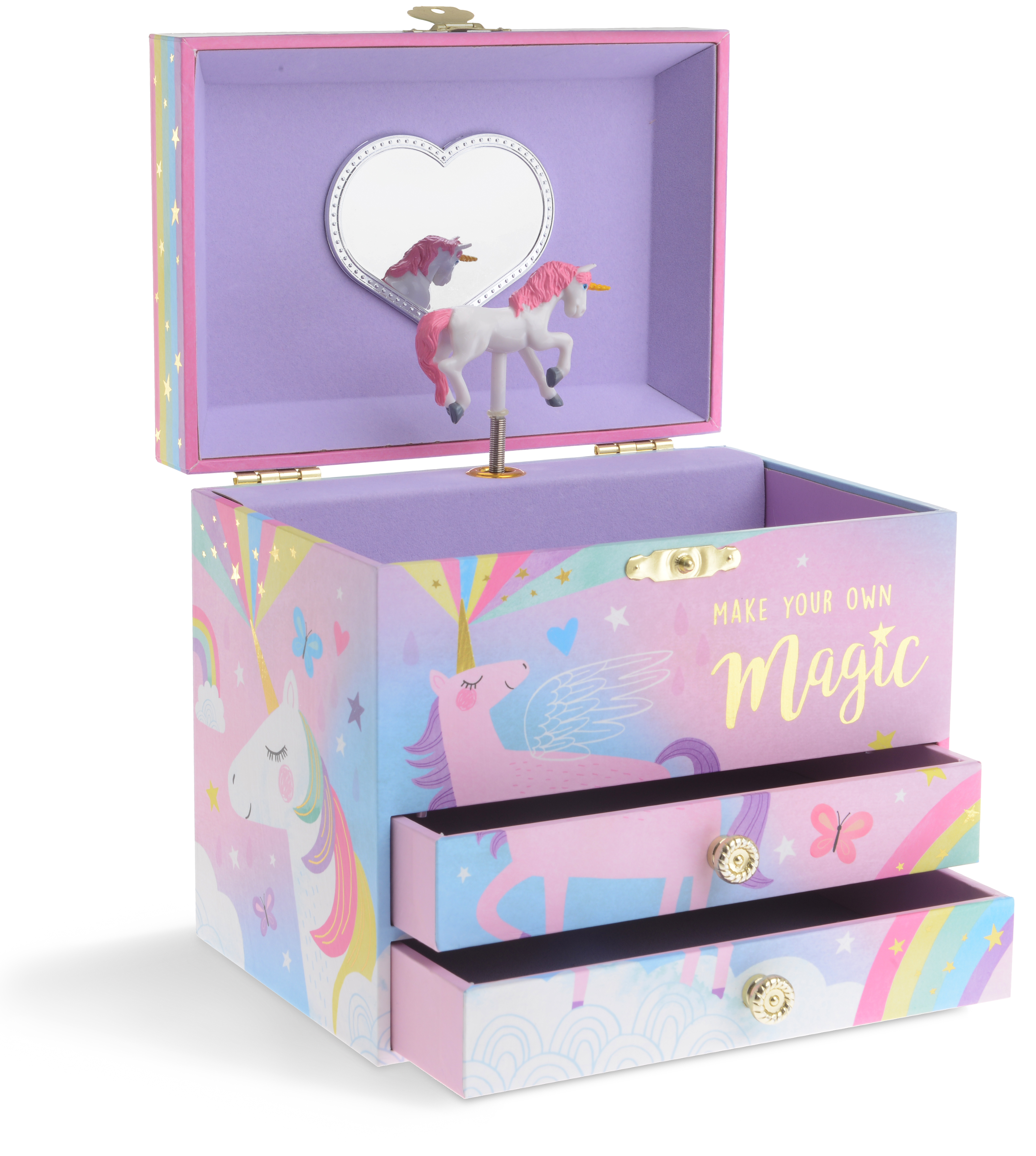Music- Twinkle Twinkle Little Star Unicorn Jewelry Box