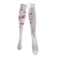 thumbnail image 5 of Medias de Halloween,Medias blancas con sangre,Medias manchadas de sangre,Disfraz de Halloween,Medias zombis,Sostenga el disfraz de Halloween,Medias zombis,Calcetines de Halloween, 5 of 5