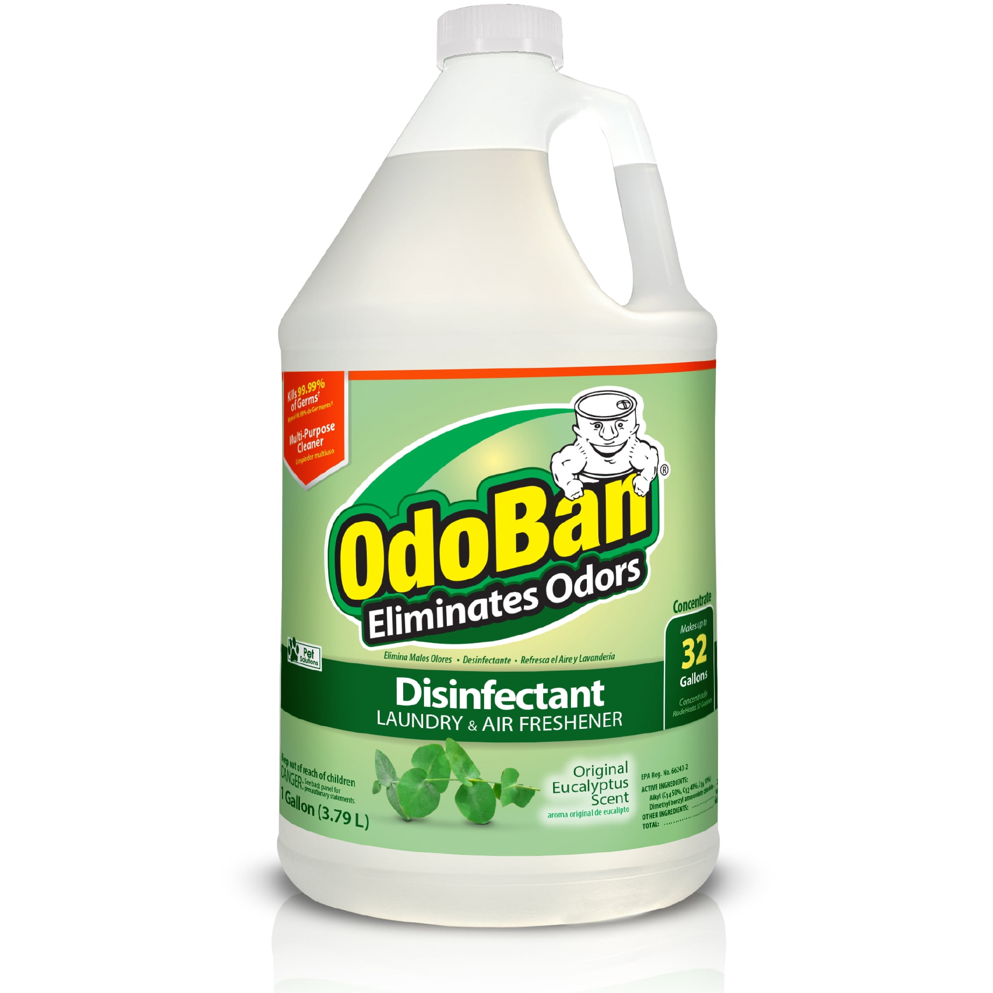 OdoBan Disinfectant Air Freshener and All Purpose Concentrate, 1 Gallon
