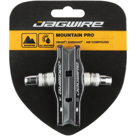 Jagwire Mountain Pro Brake Pads Threaded Post, Black