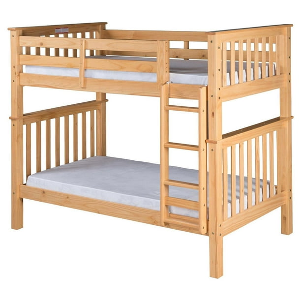 Santa Fe Mission Tall Bunk Bed Twin, Attach Ladder To Bunk Bed