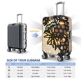 thumbnail image 6 of Disketp Bees And Apiary Elastic Travel Luggage Cover Travel Suitcase Protective Cover For Trunk Case Apply To 18''-32'' Suitcase Cover (Luggage not included)-X-Large, 6 of 9