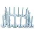 thumbnail image 5 of 30 tornillos de mano moleteados YONGSHENG M3 X 20 mm cabeza moleteada plana, 5 of 5