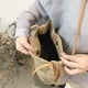 thumbnail image 3 of Bolso tejido de playa para mujer, bolso tejido cuadrado de estilo bohemio, informal para compras de fiestas, 3 of 8