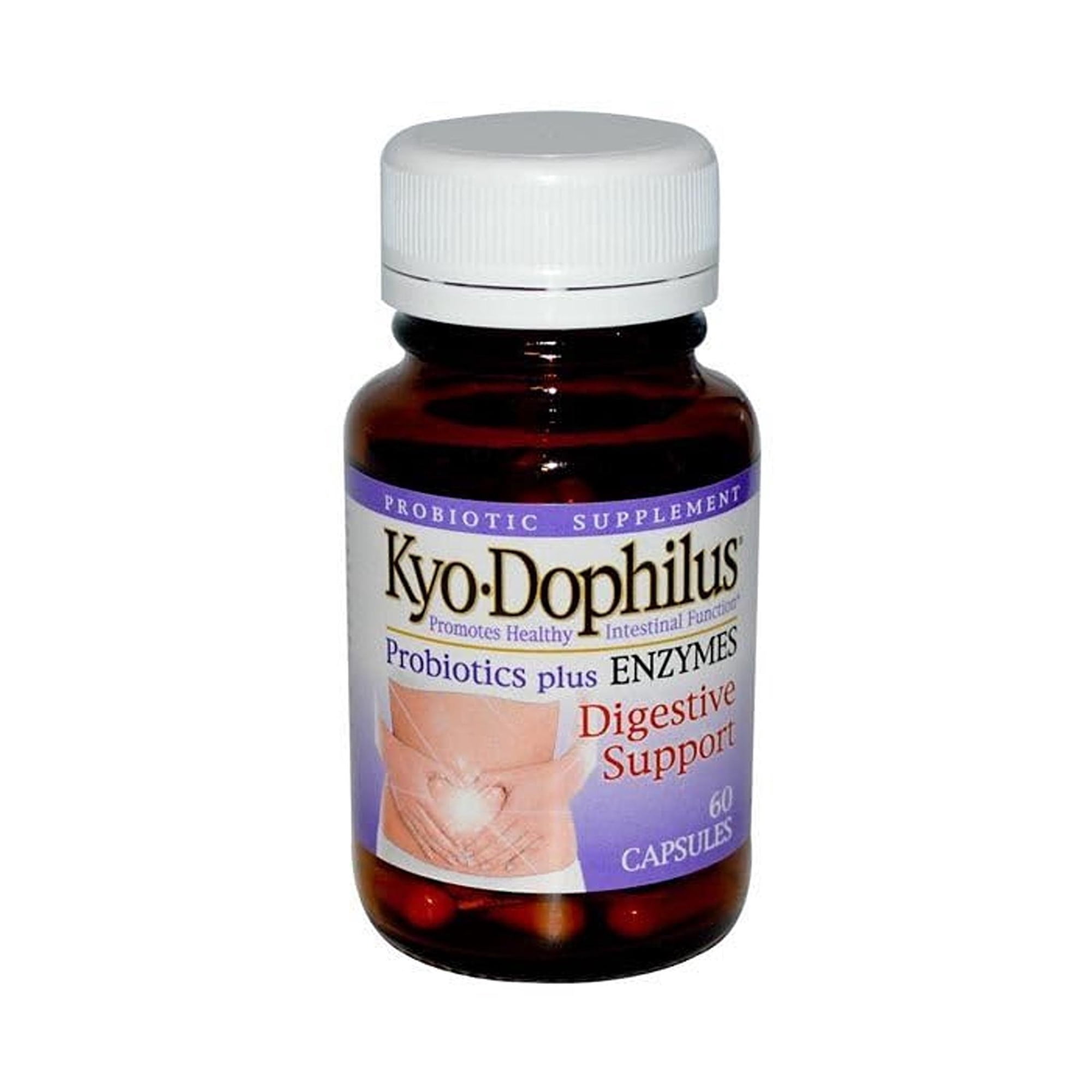 Kyo-Dophilus Enzymes+ Probiotic, Nutrient digestion and gut health, 60 Capsules