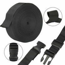 1 Inch 11 Yards Nylon Webbing Strap With 10PC Plastic Buckle 10PC Side Release US