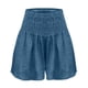 thumbnail image 4 of Puntoco Pantalones cortos casuales para mujer Pantalones cortos casuales de verano con cintura elástica para mujer, 4 of 5