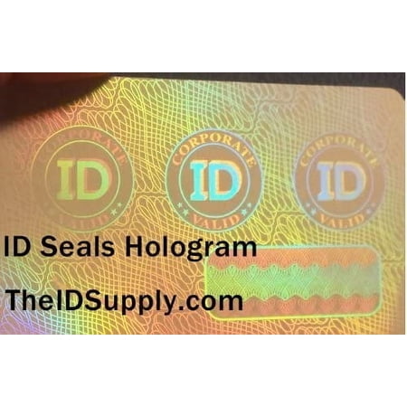 Valid Seals - ID Card Hologram [50 Pack]$$Office