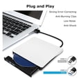 thumbnail image 3 of USB 3.0 External Drive DVD-ROM DVD RW CD Color Burner Player Portable Reader Slim Laptop PC Computer ,Easy to Install, 3 of 7