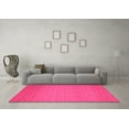 thumbnail image 3 of Ahgly Company Indoor Square Abstract Pink Contemporary Area Rugs, 6' Square, 3 of 4