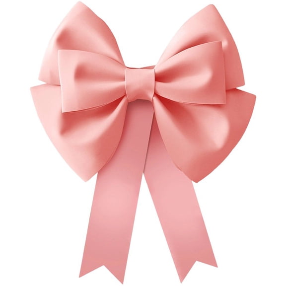 Hzzsbu Giant Pink Bow Decoration, Extra Large EVA Bow for Wedding Birthday Holiday Party Decor