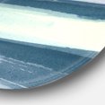 thumbnail image 3 of Designart « Menthe Indigo Aube II » Art Mural Rond en Métal Style Ferme - Disque de 36, 3 of 5