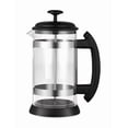 thumbnail image 1 of Cafetera de Prensa Francesa Xtellar para Viaje y Camping, 1000ml Cafetera de Borosilicato Engrosado Resistente al Calor, color negro, 1 of 5