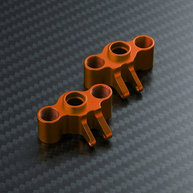 mmirethe RCGOFOLLOW 1/16 Aluminum Alloy Durable Steering Hub Carrier Steering Block For SLASH RC Car Part Red