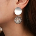 thumbnail image 3 of KeirineCC Creative Pearl Earrings, Pearl Drop Earrings, Metal Tassels Earring, Gorgeous Jewelry Earrings For Prom Party, Wedding or Birthday Gift - Silver, 3 of 7