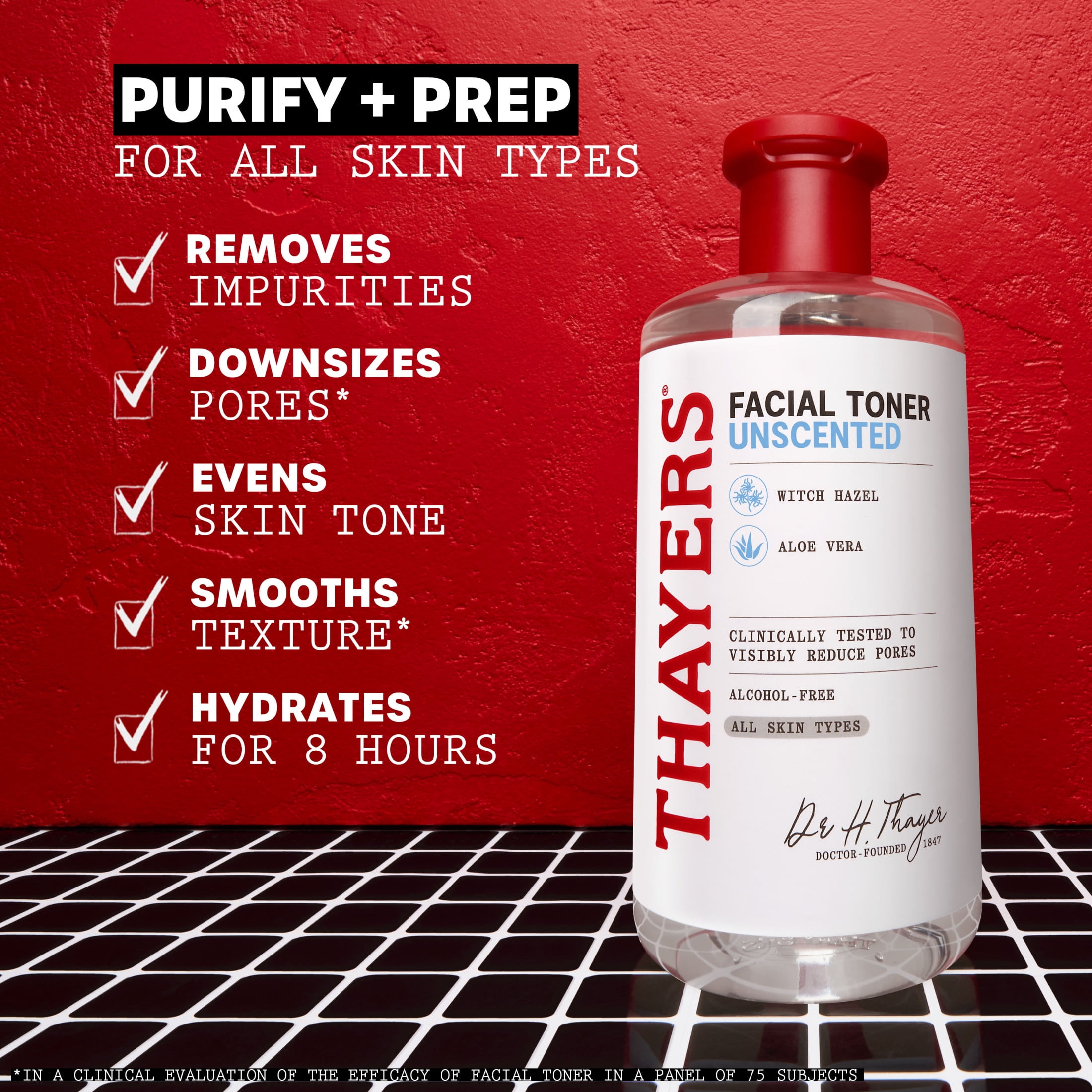 Thayers Alcohol-Free Unscented Witch Hazel Facial Toner for Dry Skin 8.5 fl oz