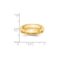 thumbnail image 2 of Ladies or Mens 14K Yellow Gold 5mm Comfort Fit Wedding Band Ring with Bevel Edge for Women, 2 of 5