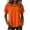 Orange#92, variant on Pumpkin Spooky Graphic Tees for Women Crew Neck Short Sleeve Fashion Tops Fall Shirts Black M