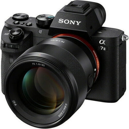 Sony - FE 85mm f/1.8 Telephoto Prime Lens for E-mount Cameras - Black