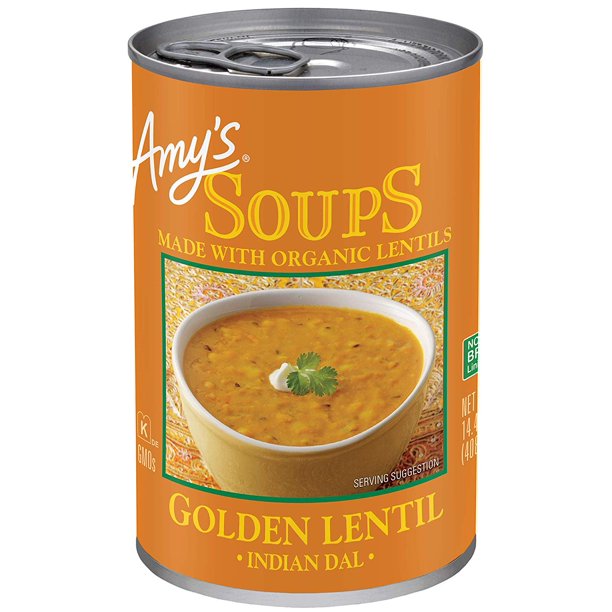 Is Amy's Lentil Soup Healthy Amy's Indian Golden Lentil Soup, Vegan, 14.4-Ounce - Walmart.com