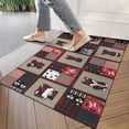 thumbnail image 4 of Red Plaid Dog Jigsaw Puzzle Door Rugs,Washable Non Slip Door Mats Indoor,Decorative Door Mats,Entry Mat Indoor for Entrance,Bedroom,Kitchen,Bathroom,17"x30", 4 of 6